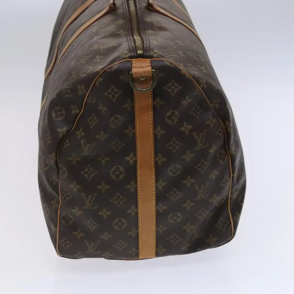 LOUIS VUITTON Monogram Keepall Bandouliere 60 Boston Bag M41412